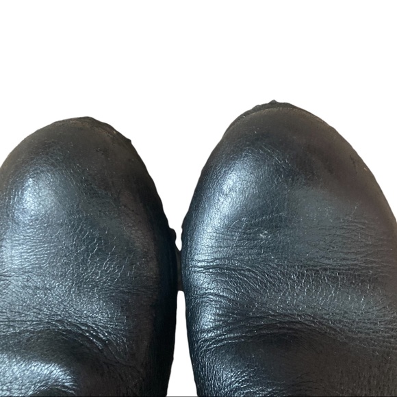 Prada Black Leather Ankle Wedge Boots, size 8 - Picture 11 of 11